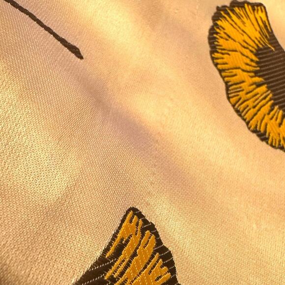 Storm & Marie Skirt NWT Damaged Satin Dandelion Mini Skater Skirt Size 6 - Picture 6 of 16